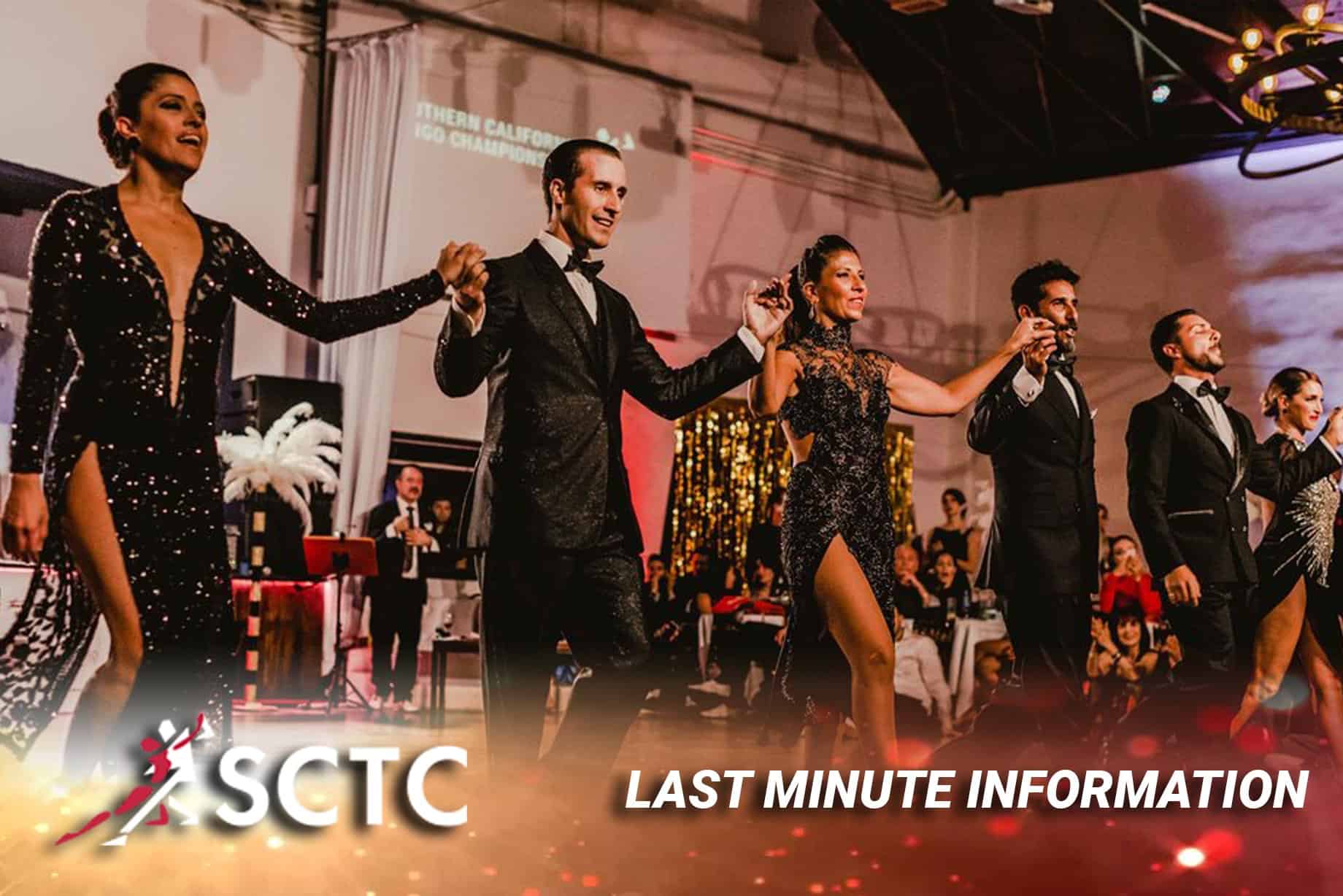 SCTC 2019 – Last Minute Info